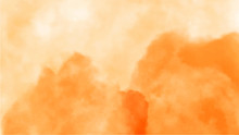 Orange Watercolor Background For Your Design, Watercolor Background Concept, Vector.