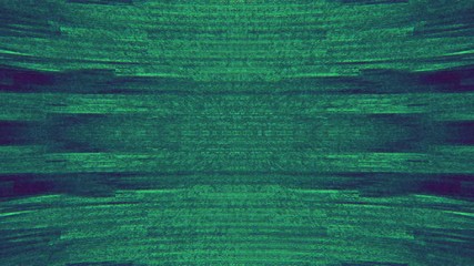 Wall Mural - unique design abstract symmetry and reflection digital pixel noise glitch background
