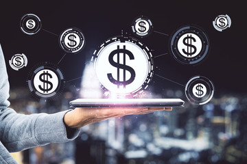 Poster - Cryptocurrency and trade concept