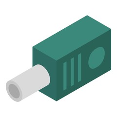 Poster - Audio adapter icon. Isometric of audio adapter vector icon for web design isolated on white background
