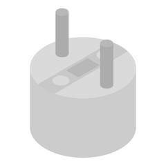 Poster - European cable icon. Isometric of european cable vector icon for web design isolated on white background