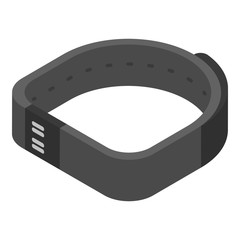 Poster - Running smart bracelet icon. Isometric of running smart bracelet vector icon for web design isolated on white background