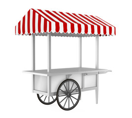 Wall Mural - Food Cart Isolated