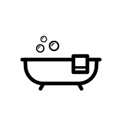 Sticker - Bath tub icon