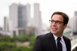 © Ranta Images - Handsome Persian businessman against view of the city