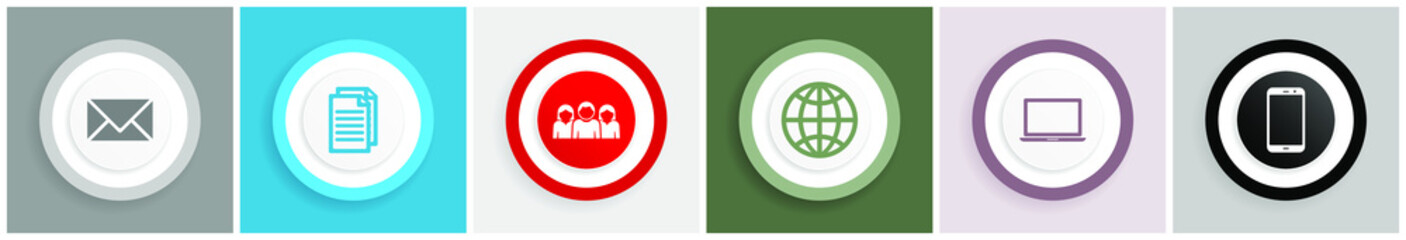 Poster - Internet and technology vector icons for webdesign and mobile applications