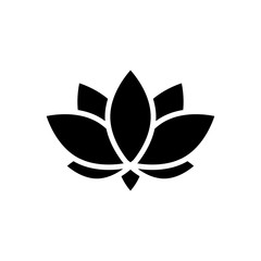 Wall Mural - Lotus icon trendy