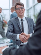 © ASDF - close up. handshake of business people in the office