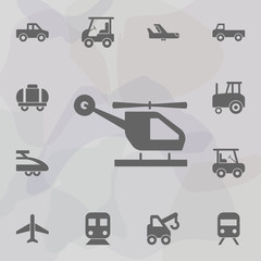 Poster - plane, airplane icon. Simple set of transport icons. One of the collection for websites, web design, mobile app