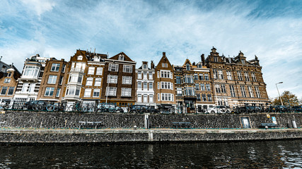 Poster - houses in amsterdam