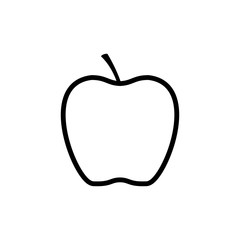 Wall Mural - Apple fruit icon