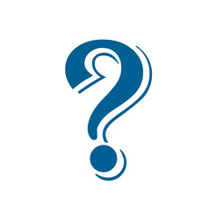 Question mark icon vector isolated symbol illustration EPS 10