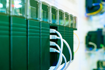 Poster - the white wires are connected to the green junction boxes. provision of power supply. source of elec