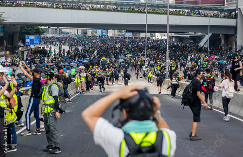 Photo 10.1 Chinese National Day Protest in Hong Kong