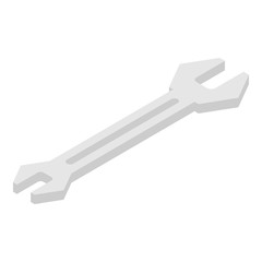Poster - Wrench key icon. Isometric of wrench key vector icon for web design isolated on white background