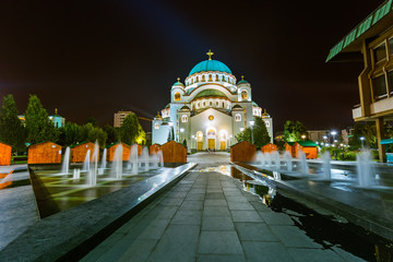 Sticker - St. Sava Cathedral - Belgrade - Serbia