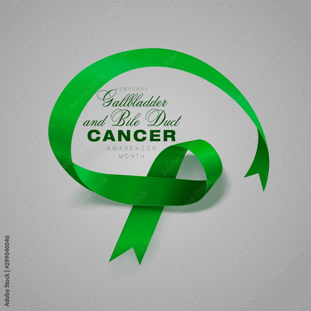 Gallbladder and Bile Duct Cancer Awareness Calligraphy Poster Design ...