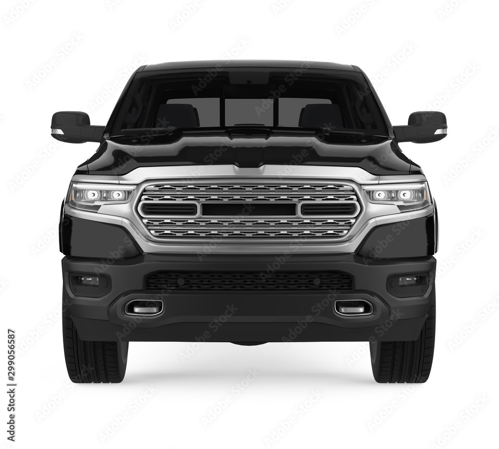 Pickup Truck Isolated