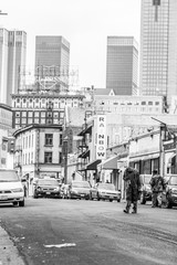 skid row in los angeles, california