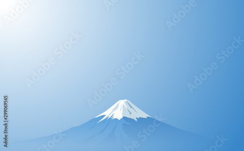 Dekoracja na wymiar  gora-fuji-i-niebo