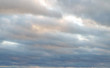 © Dmitri - Partial clouds. Clearing day. Dark sky on the background with Air clouds. sky panorama, scattered cumulus clouds for backdrop wallpaper, desktop. Copy space.