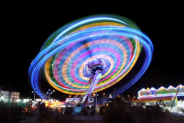 ferris wheel at night