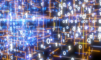software, web development, programming concept. abstract programming