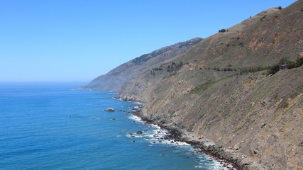 Sticker - California. Beautiful American landscape.