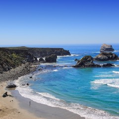 Wall Mural - Big Sur, California. Beautiful American landscape.