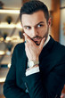 © GVS - Thoughtful handsome beautiful man portrait