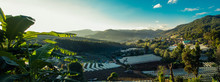 Beautiful Scenery Panorama Of The Khun Klang Village In The Valley At Morning Time , Location's Doi Inthanon Nation Park Chomthong District Chiang Mai Province North Of Thailand