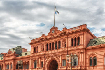 Wall Mural - Casa Rosada on Plaza de Mayo in Buenos aires.