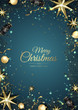 Merry Christmas background with christmas element. Vector illustration