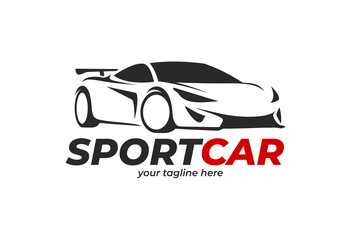 Wall Mural - sport car logo design template vector