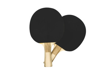 Black table tennis rackets