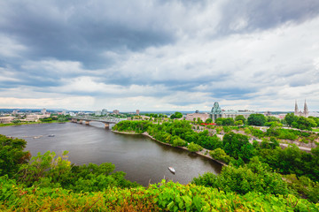 Wall Mural - Ottawa Skyline Cityscape View