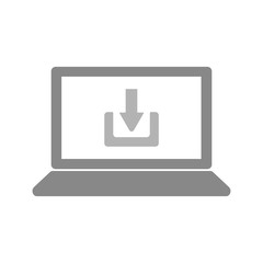 Poster - Downloading, downloading arrowIsolated Vector Icon 