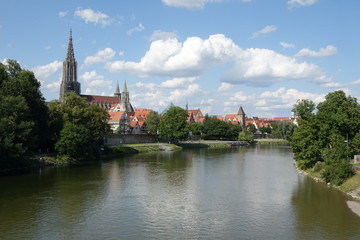 Canvas Print - Donau in Ulm