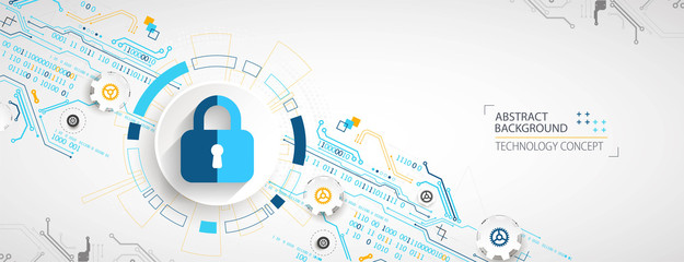 Secure digital space. Virtual confidential, programming protection.