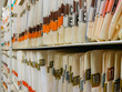 © rohane - medical record charts on shelve sorted alphabetically