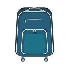 Wall Mural - backpack icon image, flat design