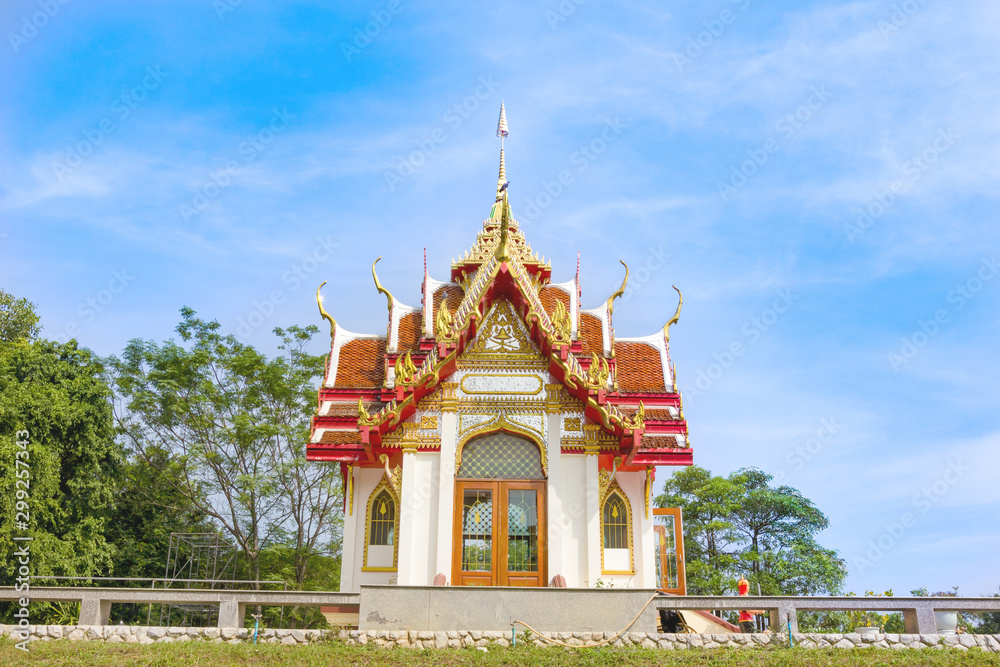 gazebos temple thai styles of blue sky Stock Photo | Adobe Stock