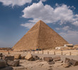 Great Pyramid of Cheops on the Giza Plateau in Cairo, Egypt