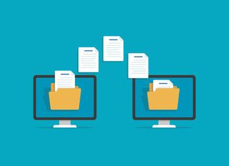 Poster - file transfer,Exchanging files. Copying files between devices