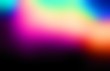 Colorful pattern formless blurred on black background. Pink red yellow green abstract transition.