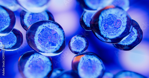 Fotografía Creative image of embryonic stem cells, cellular therapy