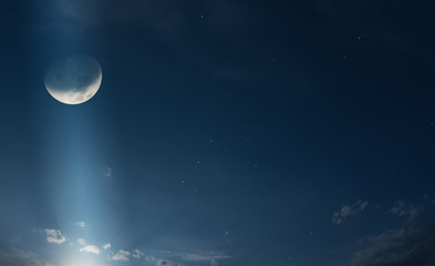 Wall Mural - big moon
