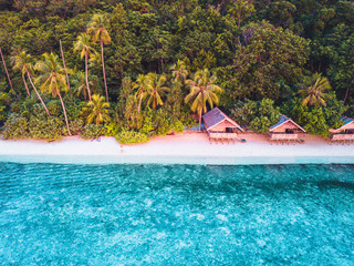 Raja ampat beach in Indonesia Paradise