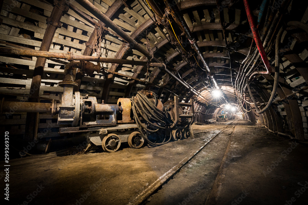 kopalnia górnictwo przemysł - obrazy, fototapety, plakaty 