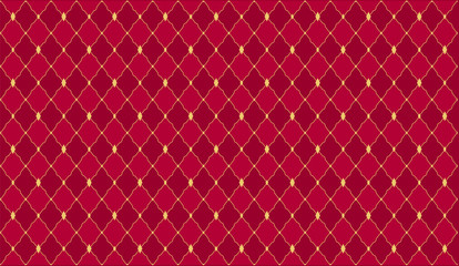 Dark red (marsala, burgundy, maroon, wine) color background. Seamless vector pattern for royal party invitation card. Wedding, christmas, birthday banner BG template. Festive traditional xmas backdrop